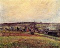 das Dorf eragny 1885 Camille Pissarro Szenerie